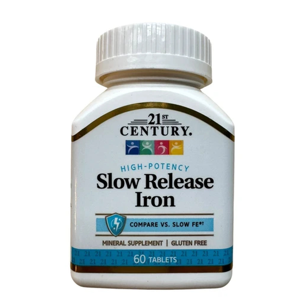 21st Century Health Care Slow Release Iron, 60 Tablets