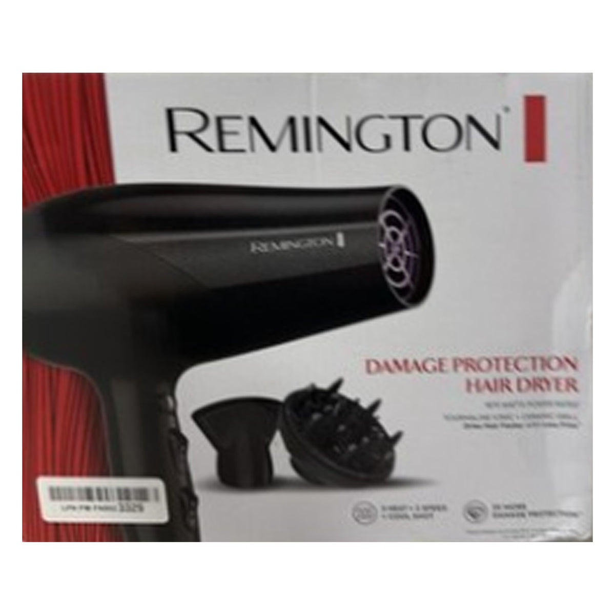 Remington D3190D 1875W Damage Protection Hair Dryer – Purple